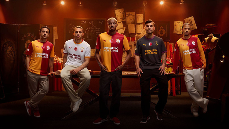 Galatasaray’ın yeni sezon formaları tanıtıldı