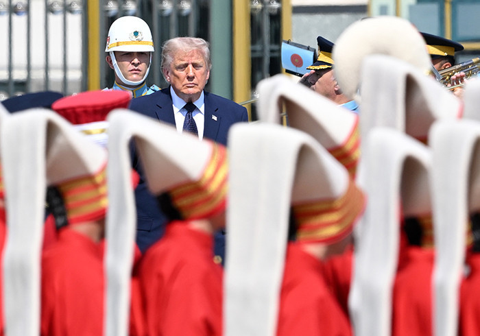 NATO zirvesi için hazırlıklar tamamlandı Trumpa yeniçeri ve mehter takımı eşliğinde karşılama | İşte zirveden görüntüler
