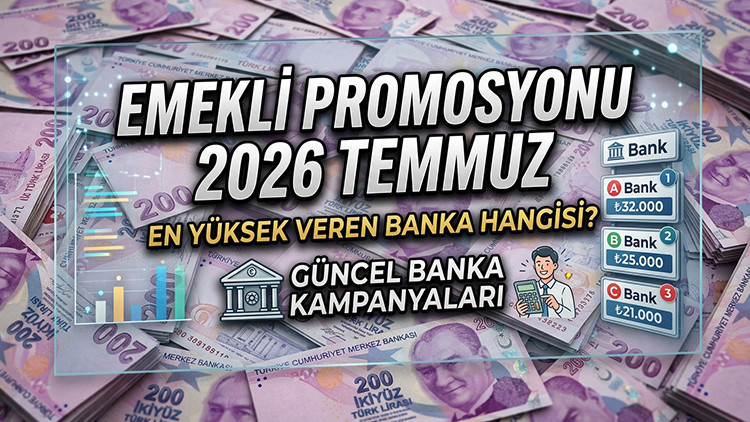 EMEKLİ BANKA PROMOSYONU GÜNCEL BANKA KAMPANYALARI TEMMUZ 2026 REKABETİ ARTIRDI! || En yüksek emekli promosyonu veren bankalar hangileri? Ziraat Bankası, Akbank, İş Bankası, TEB, Halkbank, Garanti Bankası, ING Bank Emekli prom
