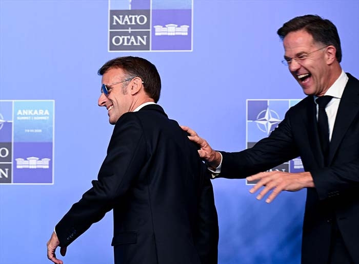 Erdoğan liderleri karşıladı, aile fotoğrafı çekildi NATO Liderler Zirvesinden dikkat çeken kareler...