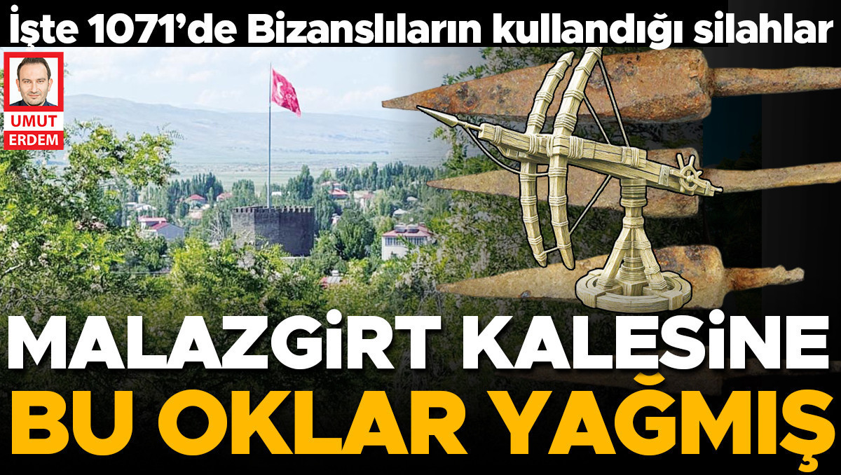 Malazgirt kalesine bu oklar yağmış… İşte 1071’de Bizanslıların kullandığı silahlar