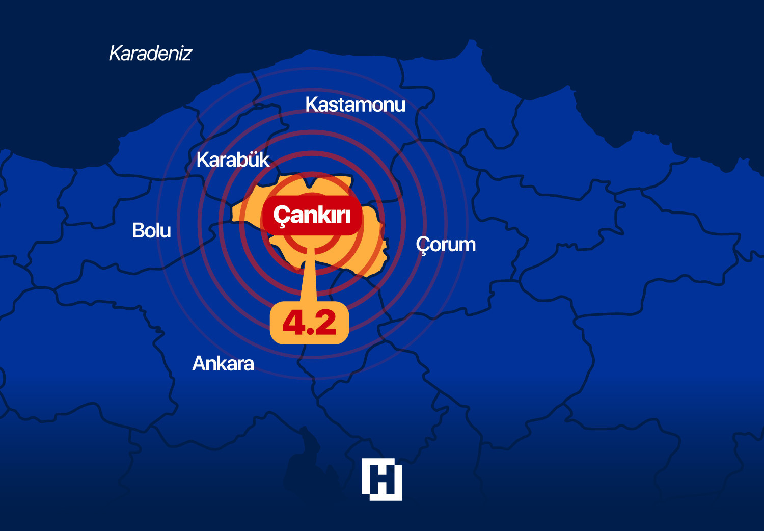 Ilgaz'da 4,2 Büyüklüğünde Deprem: Sarsıntının Konumu Kuzey Anadolu Fayı'nı İşaret Etti