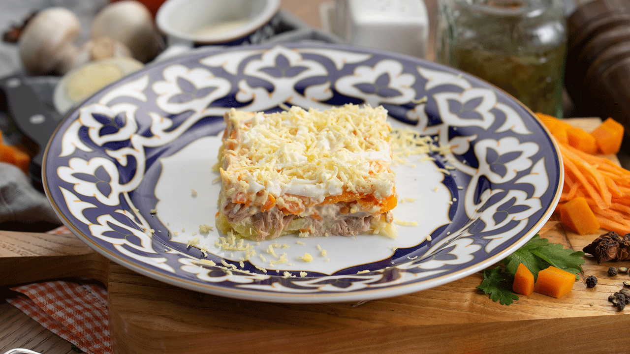 Mimoza salatası tarifi