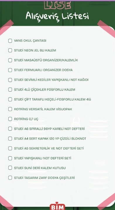 BUGÜN SATIŞTA YEPYENİ BİM AKTÜEL 28 AĞUSTOS 2026 KATALOĞU - HAFTANIN İNDİRİMLERİ || Bimde bu hafta neler var Bim afişi kırtasiye malzemeleri, ilkokul, lise, anaokul alışveriş listesi