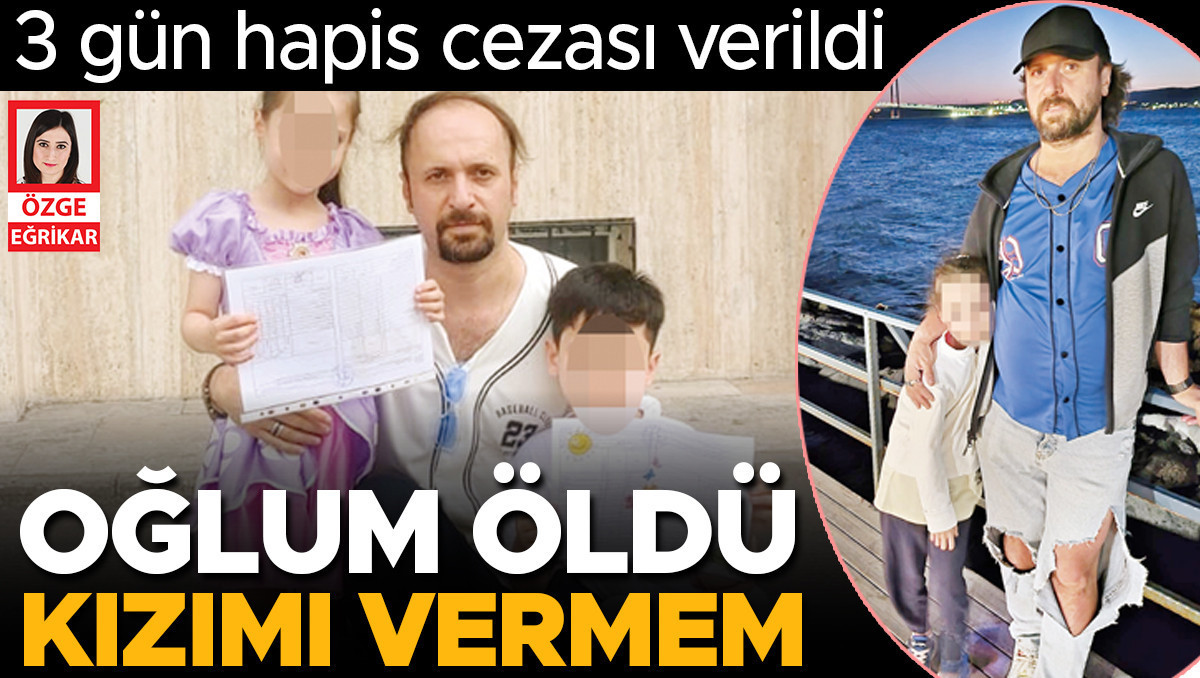 Çocuğunu göstermeyen babaya hapis