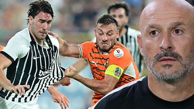Alanyaspor-Beşiktaş maçı sonrası Italiano'ya mesaj! 'Neden gol atamıyor?'