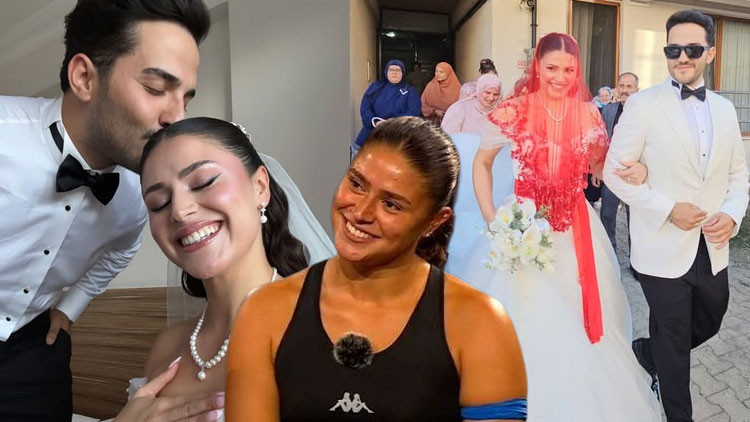 Survivor Ayşe Yüksel ve Sercan Saray evlendi