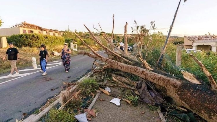 Fransa’da hortum dehşeti