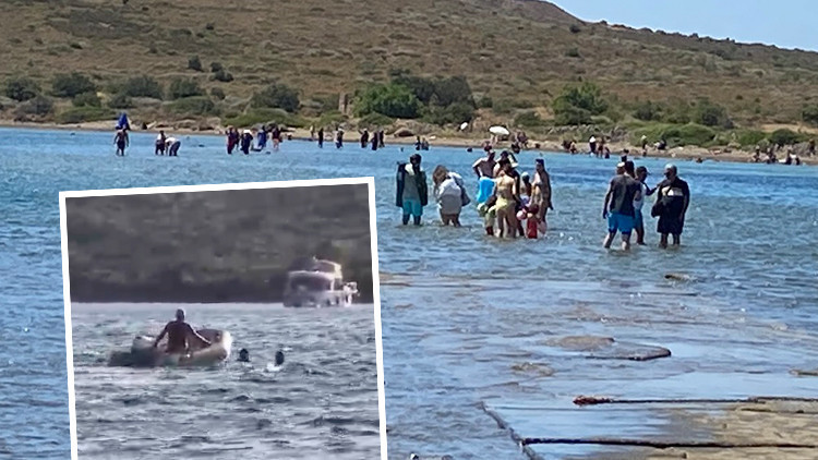 Sosyal medyada popüler olan bölgede can pazarı: Esnaf son anda fark edip kurtardı