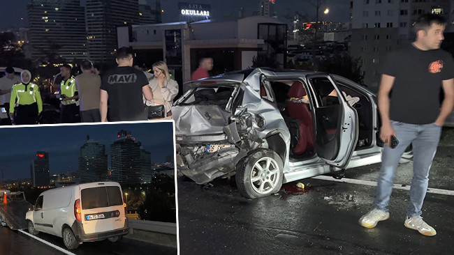 Esenyurt'ta 11 aracın karıştığı zincirleme kaza: 2'si ağır 6 yaralı