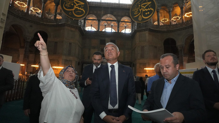 Ayasofya’da dev restorasyonda 3 etap tamam