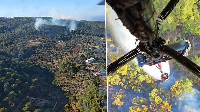 Antalya'da orman yangını: Ekipler müdahale ediyor
