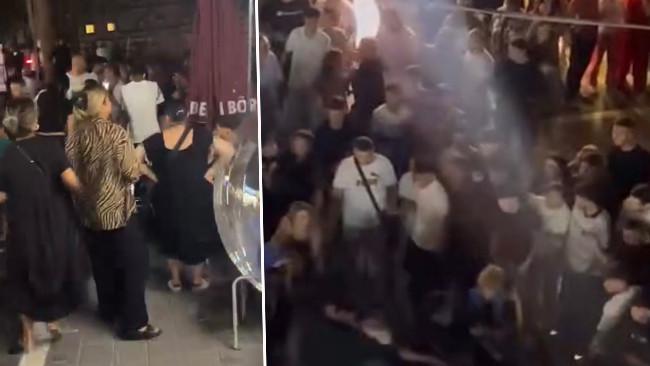 Beyoğlu’nda rapçi Poizi’nin konserinde tekmeli yumruklu kavga: Polis müdahale etti