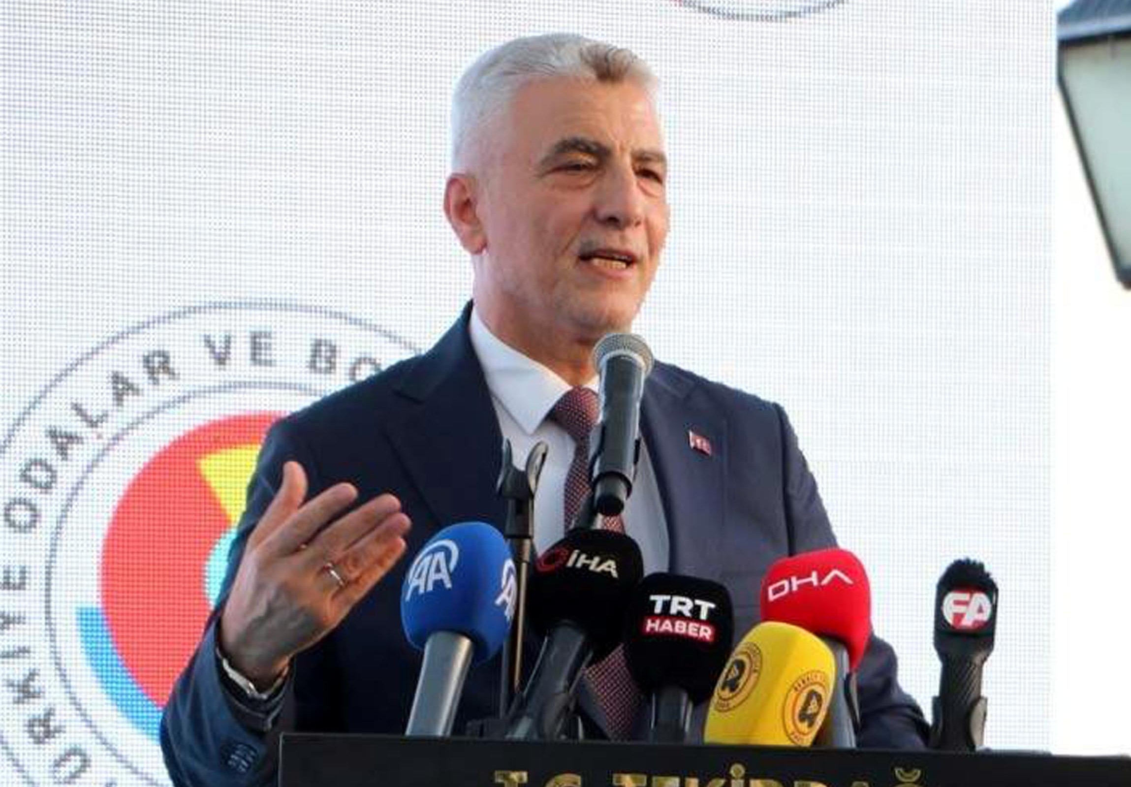 Bakan Bolat'tan Tekirdağ'da Üretim ve Esnaf Vurgusu