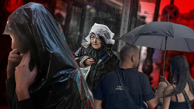 Balkanlar'dan serin hava geliyor: Sağanak ve kuvvetli rüzgar uyarısı | Meteoroloji saat verdi: Bu bölgelerde yağış var