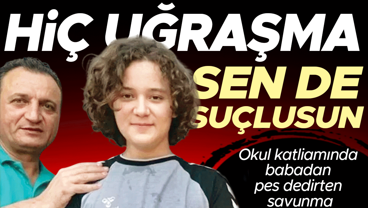 Hiç uğraşma sen de suçlusun! Okul katliamında babadan pes dedirten savunma: Silahımı çaldı, oğlumdan şikayetçiyim