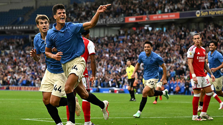 Arsenal, Brighton deplasmanında farklı mağlup! Ferdi Kadıoğlu...