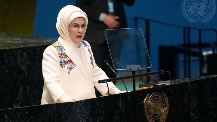 Emine Erdoğan'dan New York'tan paylaşım: Geleceğe karşı ortak sorumluluğumuz var