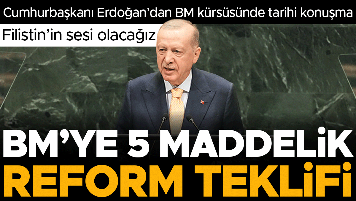 BM kürsüsünden Gazze çıkışı: Bu insani bir mesele