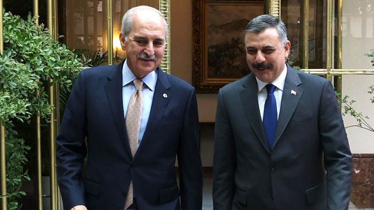 Bakan Çiftçi, TBMM Başkanı Kurtulmuş’u ziyaret etti