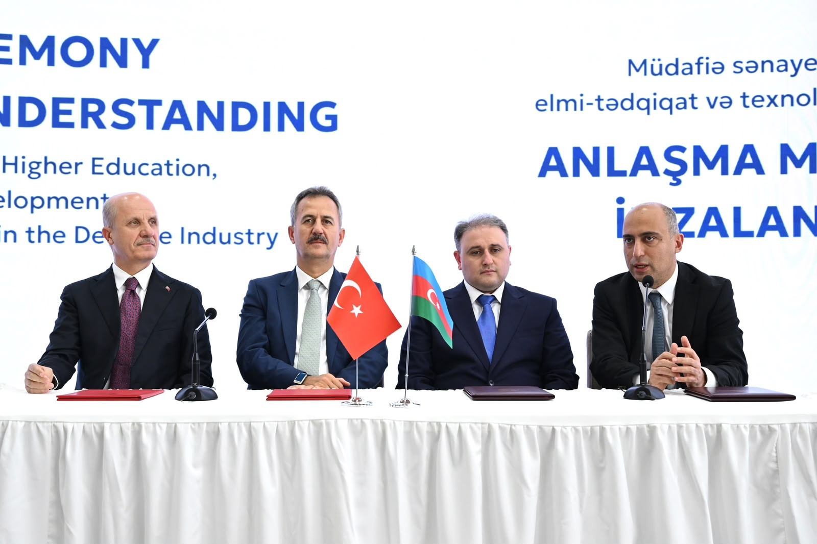 Azerbaycan ile yükseköğretimde savunma sanayisi iş birliği