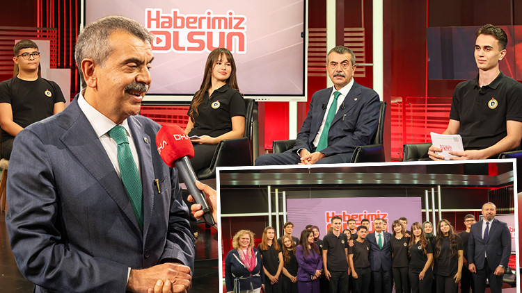 Bakan Tekin, Demirören Medya Lisesi'ni ziyaret etti | 'Bu projeyi çok önemsiyoruz'