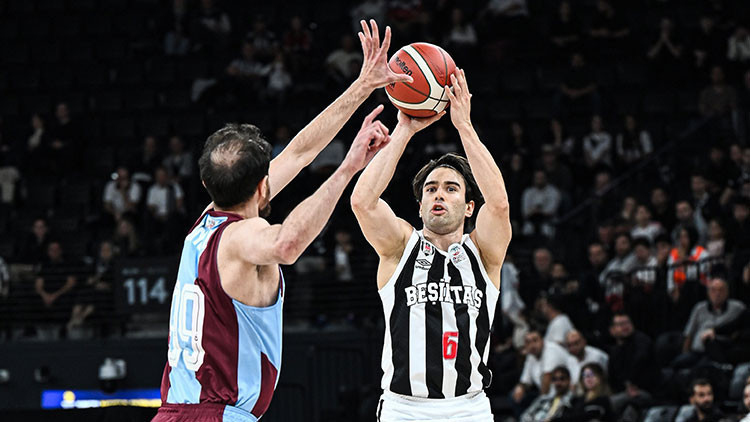 Beşiktaş beats Trabzonspor 90-81 in Türkiye Sigorta Basketbol Süper Ligi