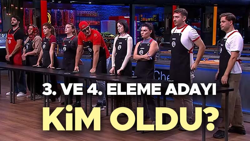 MASTERCHEF 3. VE 4. ELEME ADAYI KİM OLDU (8 Ekim 2026 Perşembe) | Dün akşam MasterChef potaya kim gitti, eleme adayı kim oldu dokunulmazlığı hangi tak