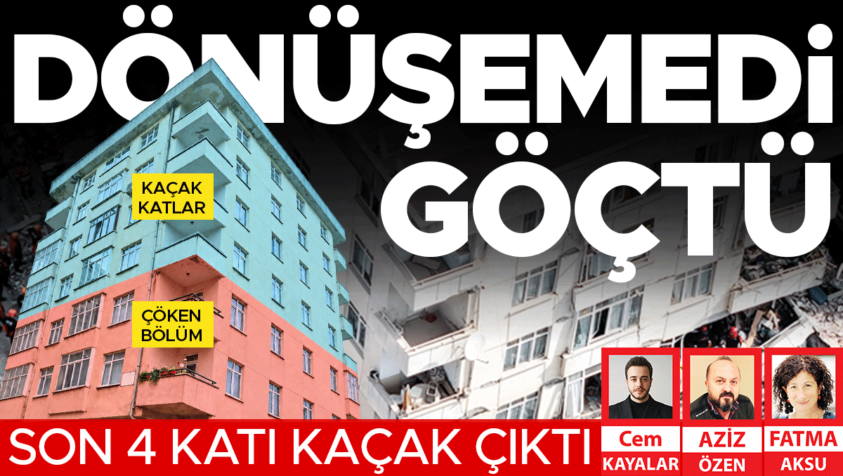 Çöken binanın 4 katı kaçak... İstanbul’da apartman göçtü: 5 ölü