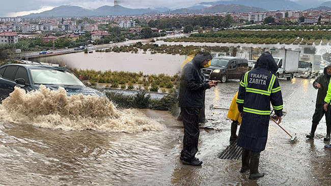 Turkey Issues Orange Alert for Muğla and Antalya as Heavy Rain and Flooding Hit Bodrum