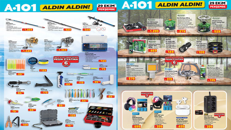 Image accompanying A101 29 EKİM KATALOĞU BU HAFTA 2026 || A101 Aldın Aldın aktüel afişi ile hangi ürünler var? A101 indirim broşürü ile dijital mikrodalga, tava ve sahan seti, doğrayıcı, kalın maşa, şarjlı masa lambası, hava temizleyici geliyor, from Hürriyet