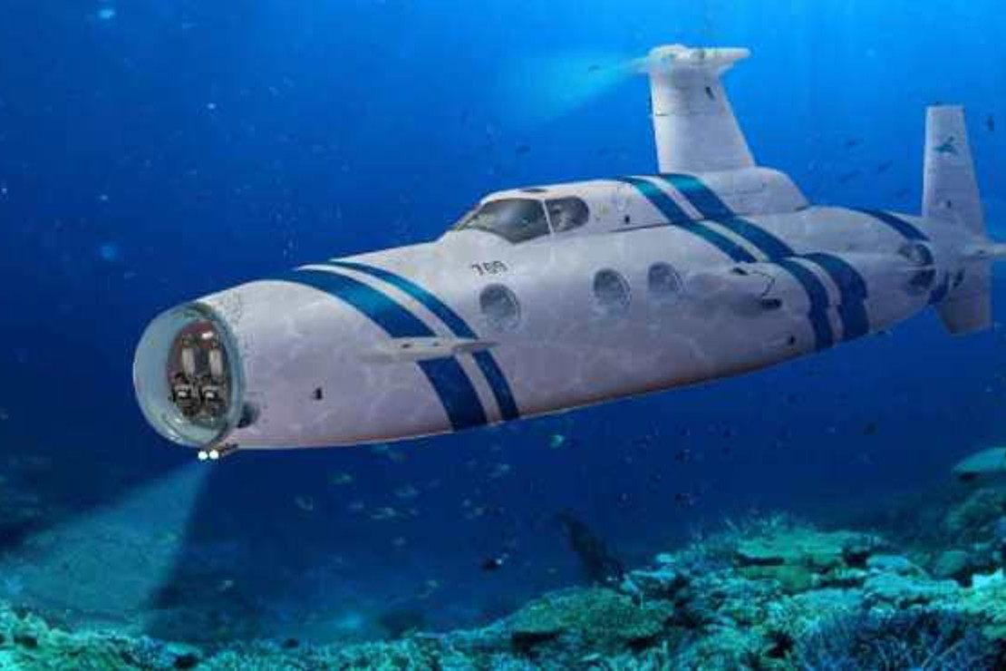 Lüksü su altına indiren denizaltı!