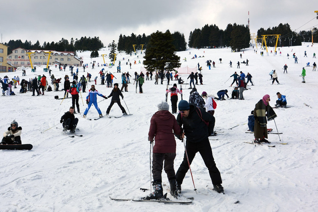 Sömestir tatili Uludağ’a yaradı