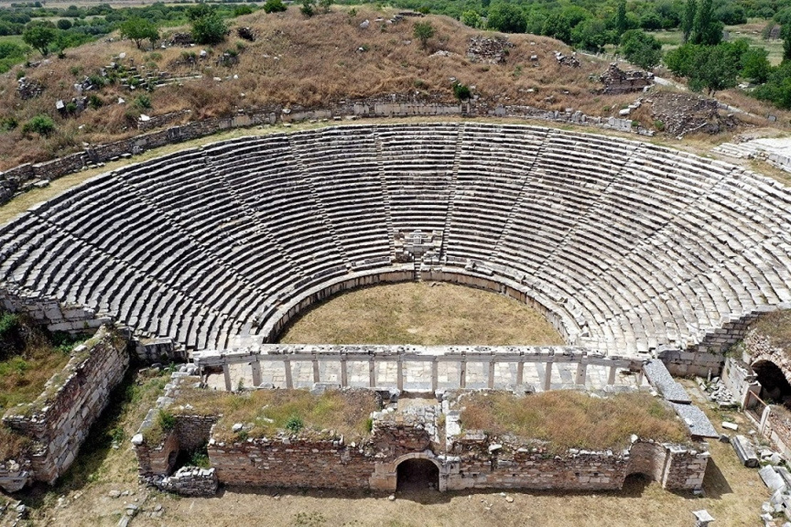 Afrodisias Antik Kenti sanal alemde