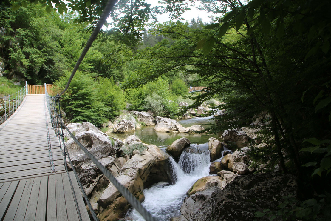 Horma Kanyonu'na yapılan yeni yatırımlar hizmet için gün sayıyor