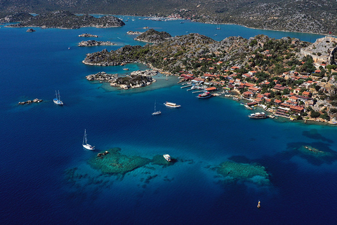 Kekova'da batık kente dalış için üç nokta belirlendi