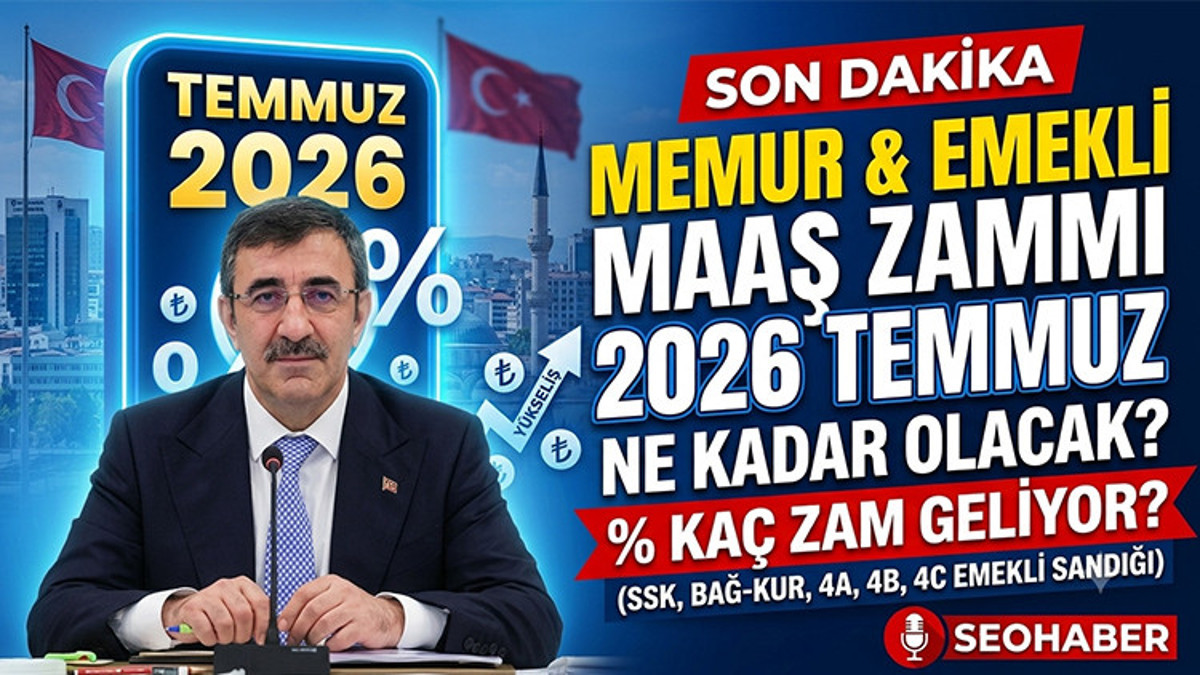 Memur ve emekli maaş zammı hesaplama tablosu