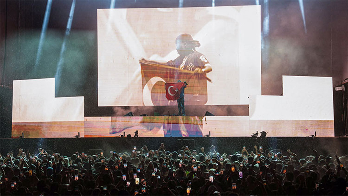 İstanbul'da unutulmaz gece