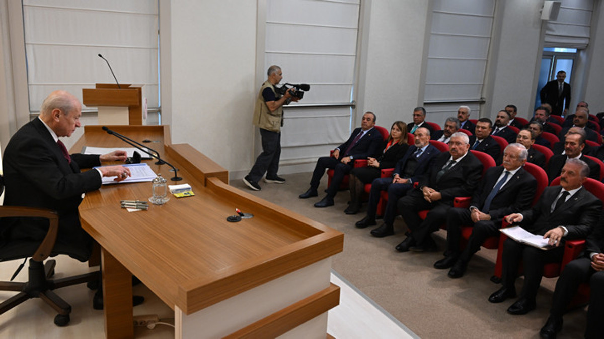 Bahçeli'nin Başkanlığında MHP Toplantısı