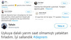 Deprem Twitterda TT listesine girdi... İşte ilk yorumlar