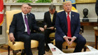 Son dakika... Cumhurbaşkanı Erdoğan, Trump ile görüştü