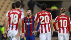 İspanya Süper Kupasını Athletic Bilbao kazandı Messi ilk kez kırmızı kart gördü