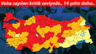Hangi iller yüksek, hangi iller düşük riskli.. Fahrettin Koca son haftanın koronavirüs vakaları yükselen illeri açıkladı.. İşte il il risk haritası