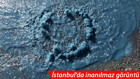 Esenyurtta mavi su fışkırdı, tüm caddeyi boyadı... Vatandaşlar tedirgin