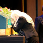 Oya Aydoğana veda töreninden kareler