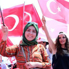 Yenikapıdaki Demokrasi ve Şehitler Mitinginden kareler