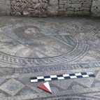 Adanada Poseidon tasvirli mozaik