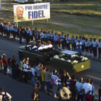 Fidel Castronun cenaze töreninden kareler