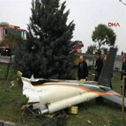 İstanbulda helikopter düştü... Olay yerinden ilk kareler