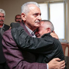 Başbakan Yıldırımdan Helin Palandökenin ailesine taziye ziyareti